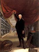 Charles Willson Peale The Artist in his Museum oil